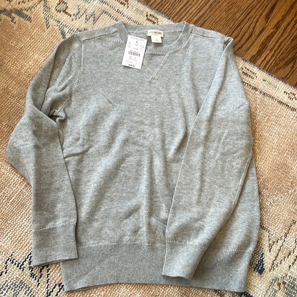 NWT. JCrew Crewneck sweater. Size 8
